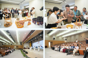 广西南宁市中医医院外宾交流期间展示壮瑶药食同源养生茶点与药膳理念